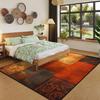 Abstract Geometric Carpets for Living Room Plush Decoration Home Retro Nordic Non-slip Floor Mat Washable Bedroom Cloakroom Rugs
