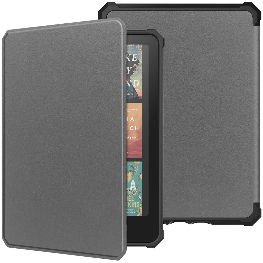 For Amazon Kindle Paperwhite (2024)/Kindle Colorsoft Case PU Leather + TPU E-Reader Cover Auto Wake/Sleep