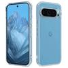 For Google Pixel 9 Pro Case TPU Frame Clear Acrylic Back Phone Cover Anti-Scratch