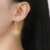 Irish Witch Knot Pendant Earrings Elegant Women's Witchcraft Lucky Talisman Celtic Knot  Stainless Steel Jewelry Gift