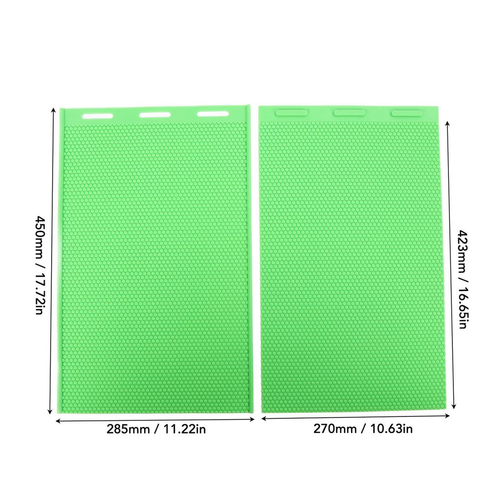 2PCS Beeswax Press Sheets 5.4mm Silicone Flexible Beeswax Foundation Sheet Beekeeper Equipment for Beekeeping Honeycomb Making