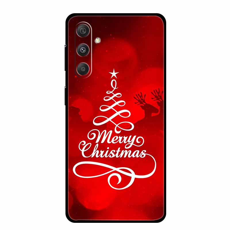 Christmas Case For Samsung Galaxy S24 S25 5G Cases Soft Silicone Bumper for S24 S25 Plus S23 FE S24 FE S25 FE 5G Protector Shell