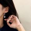 Korean Hip-Hop Bear Titanium Steel Earrings: Cute, Cool, Trendy, Versatile Bean Studs & Ear Clips Accessories.
