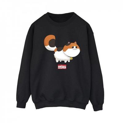 Womens/Ladies Big Hero 6 Baymax Kitten Pose Sweatshirt