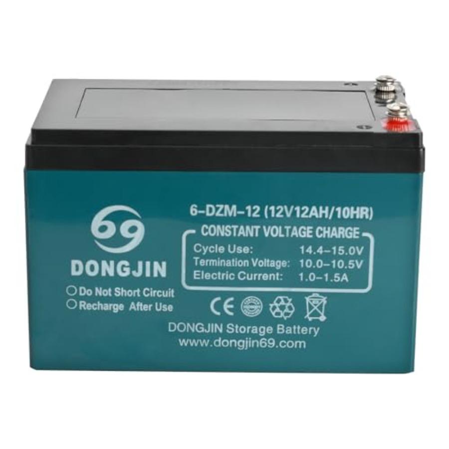 2pcs 6DZM12 6DZM12 12V 12Ah Motorcycle Rechargeable Sealed Lead Acid Battery for 24V Scooter Electric Bike Go Kart ATV UTV Golf