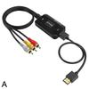 AV Video Converter 1080P RCA AV To VGA Converter AV Adapter with 3.5mm Audio Cable Converter for TV Box PC Computer Accessories