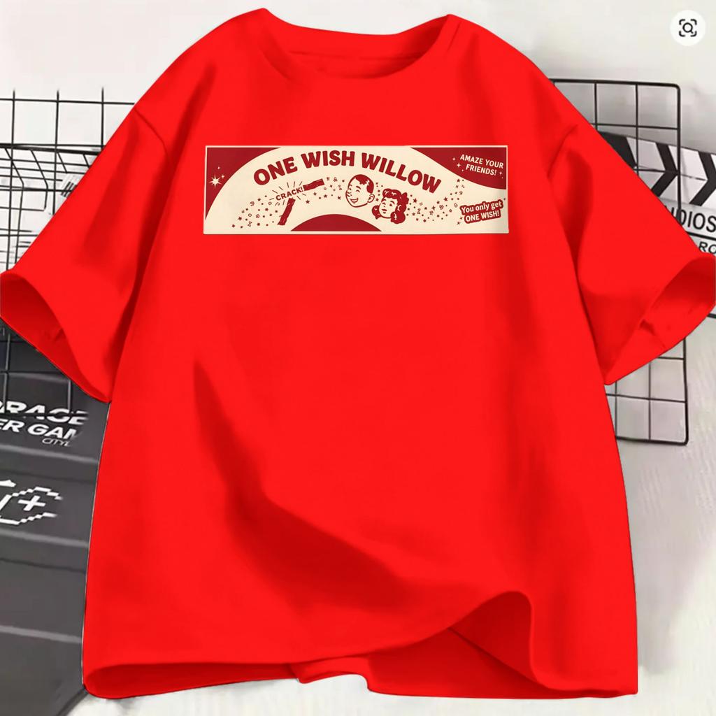 Obsession Film 2026 Baumwoll-T-Shirt Für Unisex Sommer Ein Wunsch Weide Lustige T-Shirts Rundhals Harajuku Shirts Übergröße Lässige Tops