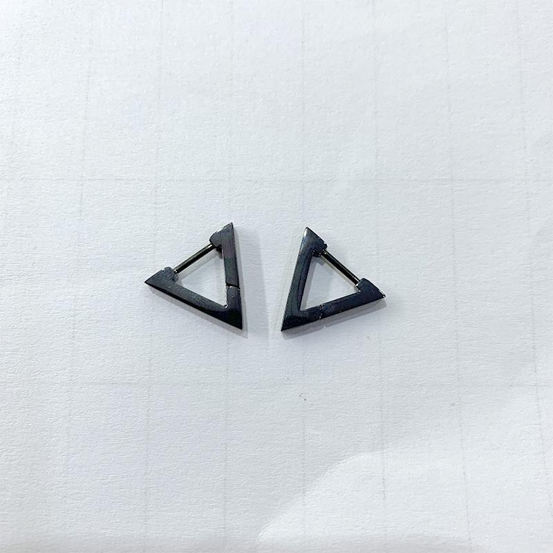Stainless Steel Earrings Geometric Shapes Triangle/Heart/Rectangle Fade-Resistant Hypoallergenic Nickel-Free Jewelry Earrings