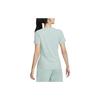Nike Einfarbiges Rundhals Kurzarm T-Shirt Damen Tops Blau DD0619-309