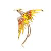 Enamel Phoenix Bird Brooches Animal Pin For Women Men 5-Color Enamel Flying Beauty Bird Party Office Brooch Pin Gifts