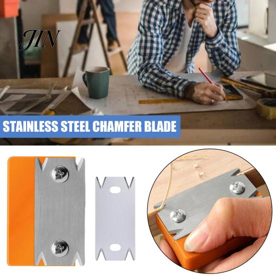Manual Edge Beveler Banding Trimmer, Mini Band Trimmer & Cutter, Stainless Steel Blade Veneer Hand-held Woodworking Tool for Woodworking, Durable