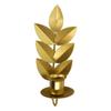 Wall Mounted Wheat Shape Candle Holder Elegant Metal Wall Sconces Hanging Candlestick for Home Weddings Party Decors