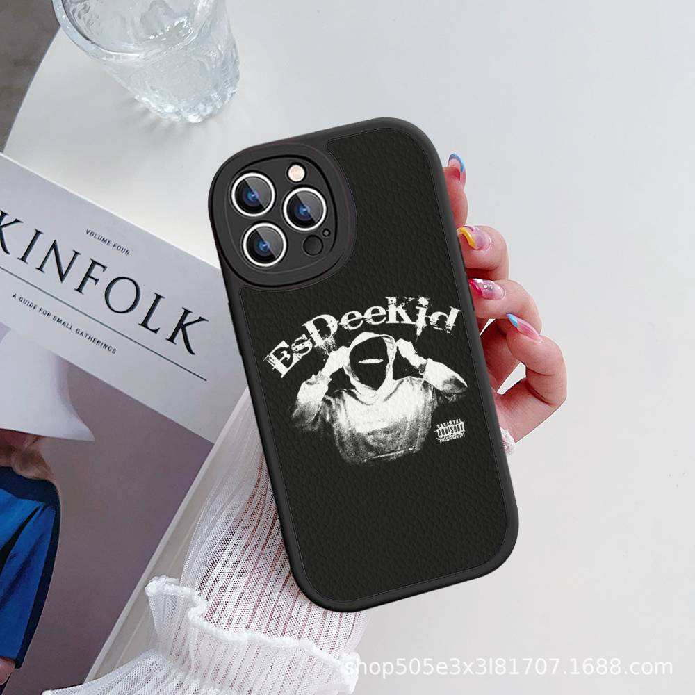 Singer E-EsDeeKid For IPhone 16 15 14 13 12 11 Pro Max Plus Leather Phone Cover