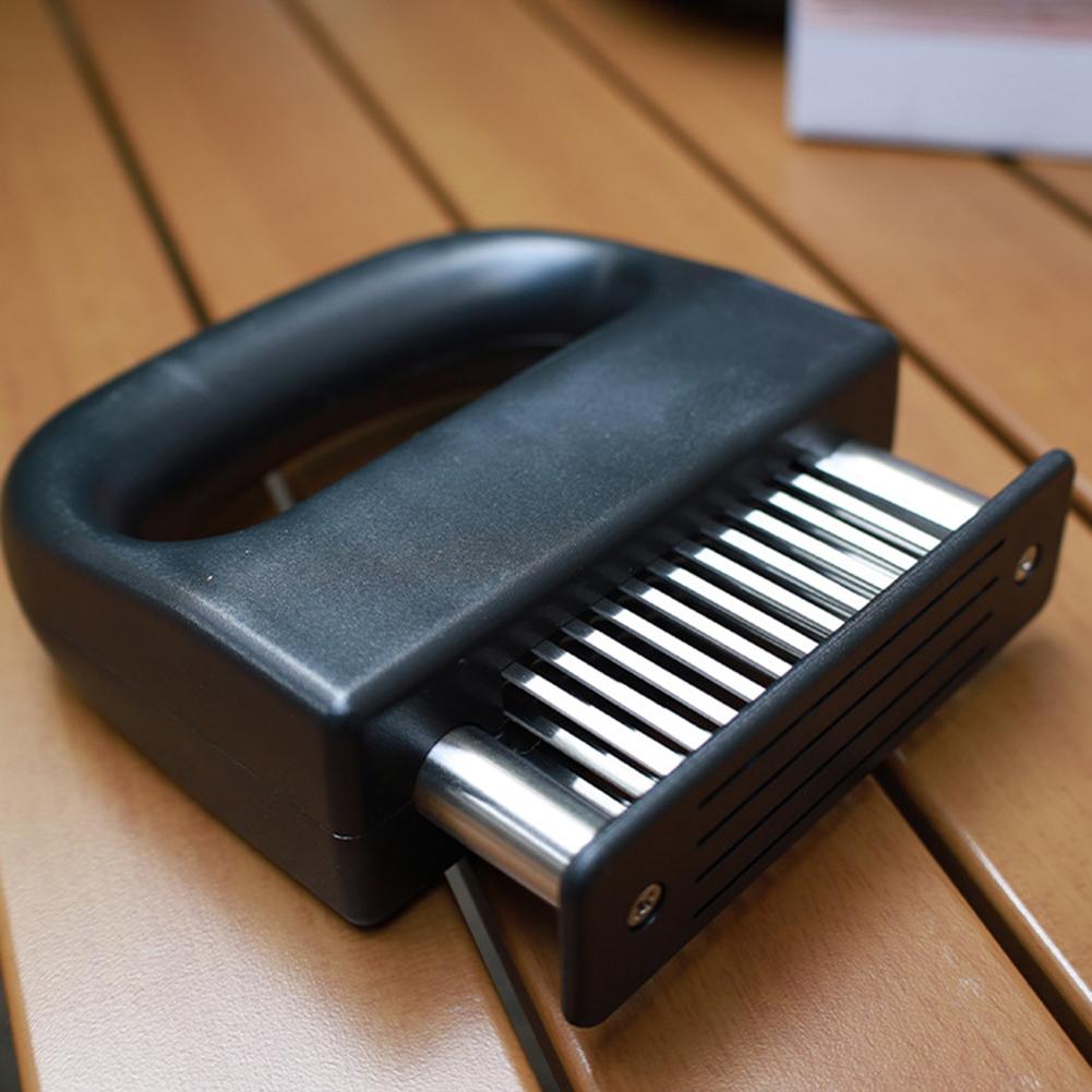 Meat Tenderizer with Stainless Steel Blades Meat Beater Steak Hammer Pounder Tool Kitchen Gadgets