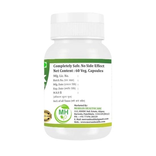Morsan Nutraveda’s Fenugreek (Trigonella Foenum Graceum, Methi) Extract Capsule | Pack of 60 X 500 Mg. Veg. Capsules (1 Pack of 60 Capsules)