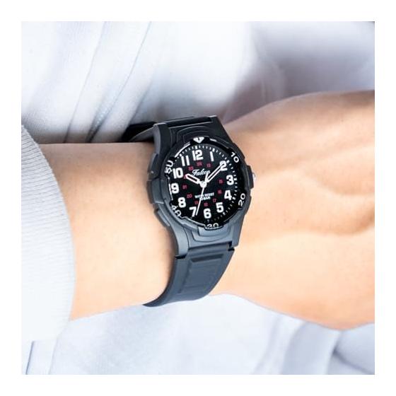 [Citizen Q&Q] Analog Watch 10 ATM Water Resistant Urethane Strap VP84-854 Men's Black
