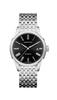 Hamilton Valiant Auto Roman Black Metal Men's Watch (H39515134) with Official Warranty [Official Import]
