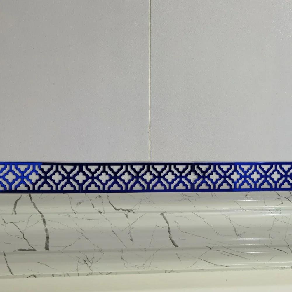 10pcs 3D Acrylic Self Adhesive Wall Decor Sticker Mirror for Bedroom Edge Strip Corner Line Building Border Home Office Decor