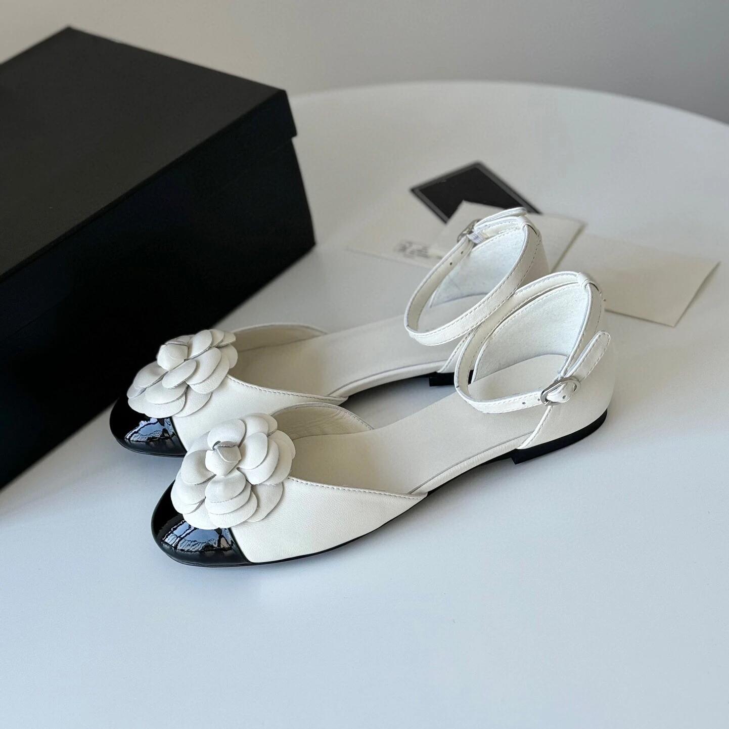 

2024 Горячая Распродажа Весенняя Обувь Для Женщин Натуральная Кожа Туфли Повседневные Плоские Туфли Разноцветные Сандалии Дизайнерская Обувь Zapatillas Mujer 35