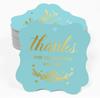 Inkdotpot Real Gold Foil Thanks For Celebrating With Us Bridal Shower-Baby Shower-Retirement-Wedding-Birthday Tags