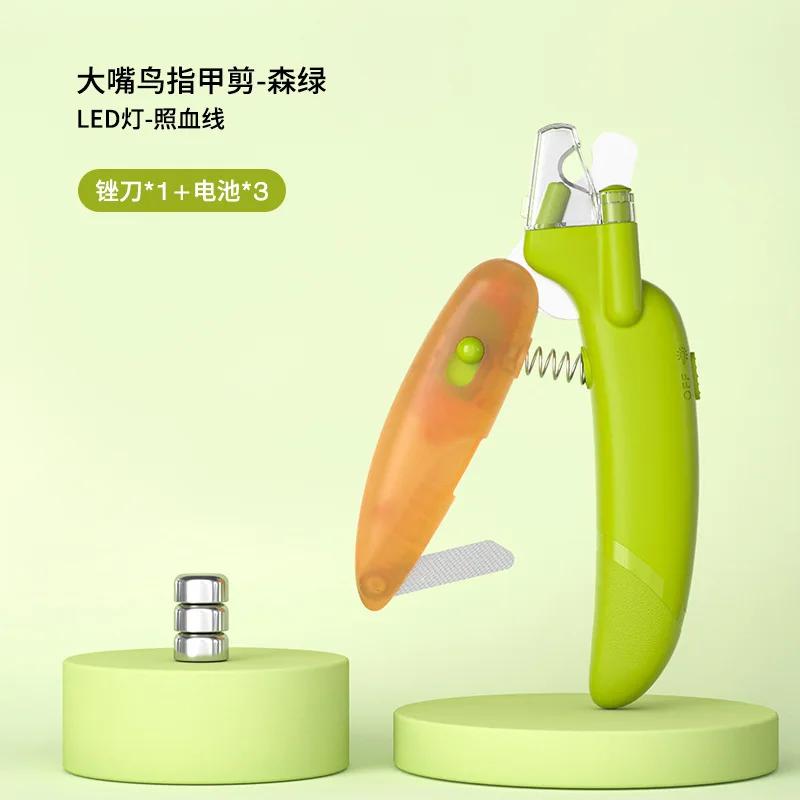 Profesionální kleštičky na nehty pro domácí mazlíčky s LED světlem Nůžky na úpravu drápků pro psy Kočky Malá zvířata Stříhací nůžky na tlapky Potřeba pro domácí mazlíčky