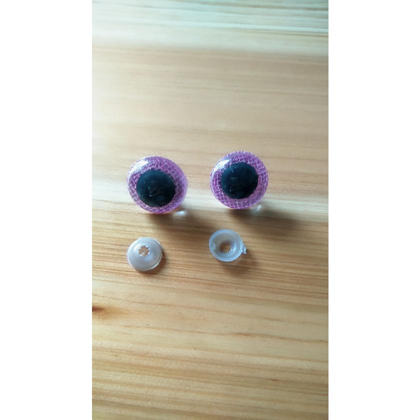 DIY Craft Supplies Plastic Safety Toy Eyes, Colorful Craft Doll Eyes, for Puppet Toy Stuffed Animals Dolls Crochet Toy Crafts CZK