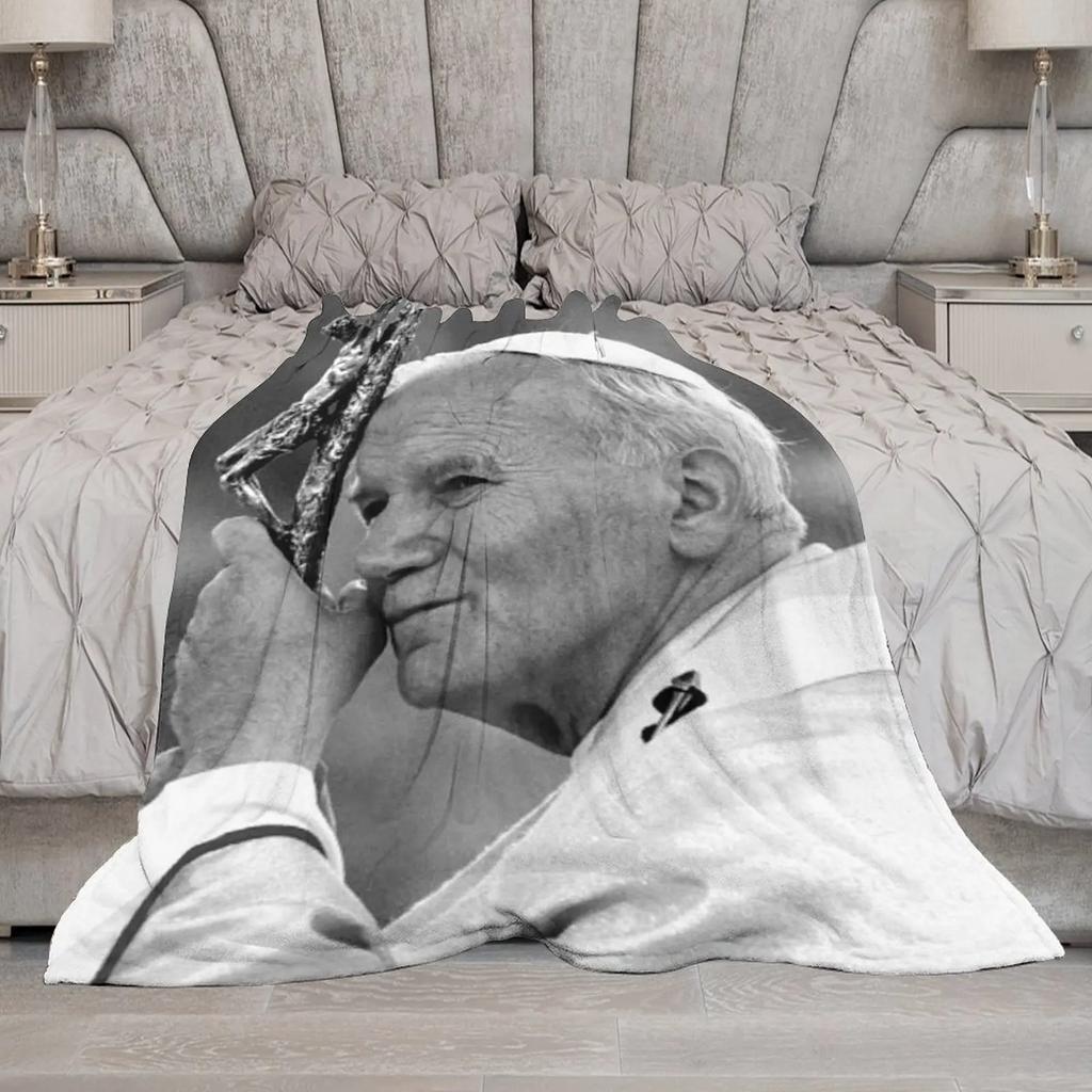 Pope John Paul II Throw Blanket Kid'S Blanket Polar blanket