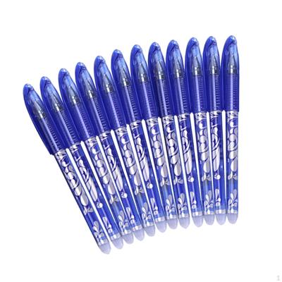 12 ks stierateľných gélových pier na kreslenie školských potrieb pre modré