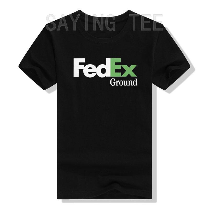 FedEx Unisex Mode Kurzarm Rundhals T-Shirt Grafik-Tees Lässig für Männer Frauen Lustige Blusen Baumwolle Arbeitskleidung Geschenke