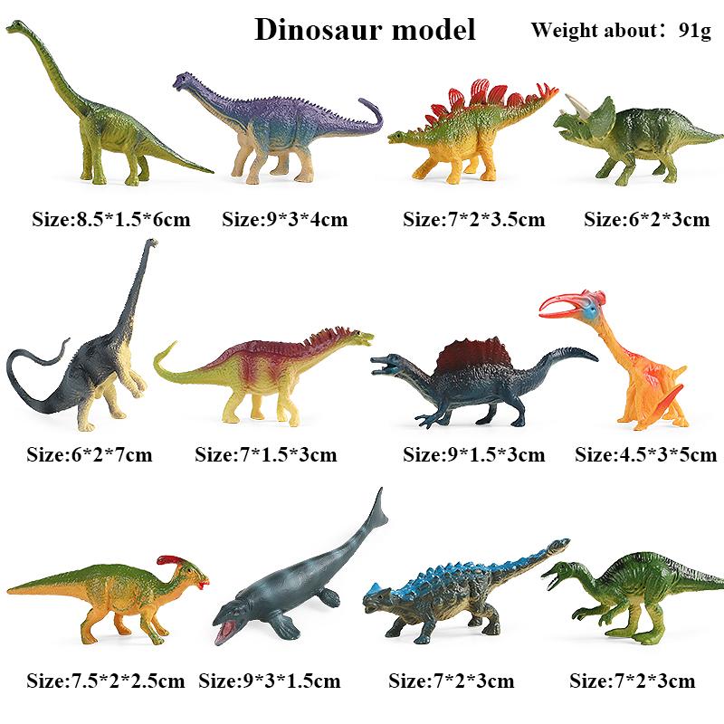 Oenux Montessori Toy Wild Farm Dinosaur Ocean Cat Animals Model Action Figure Zoo Figurines Cute Miniature Education Kid Gift