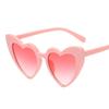 Women Retro Fashion Heart-shaped Shades Sunglasses Integrated UV  Glasses