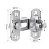 Stainless Steel Door Buckles Locks Heavy Duty Safety Door Lock for Bedroom Drawer Window