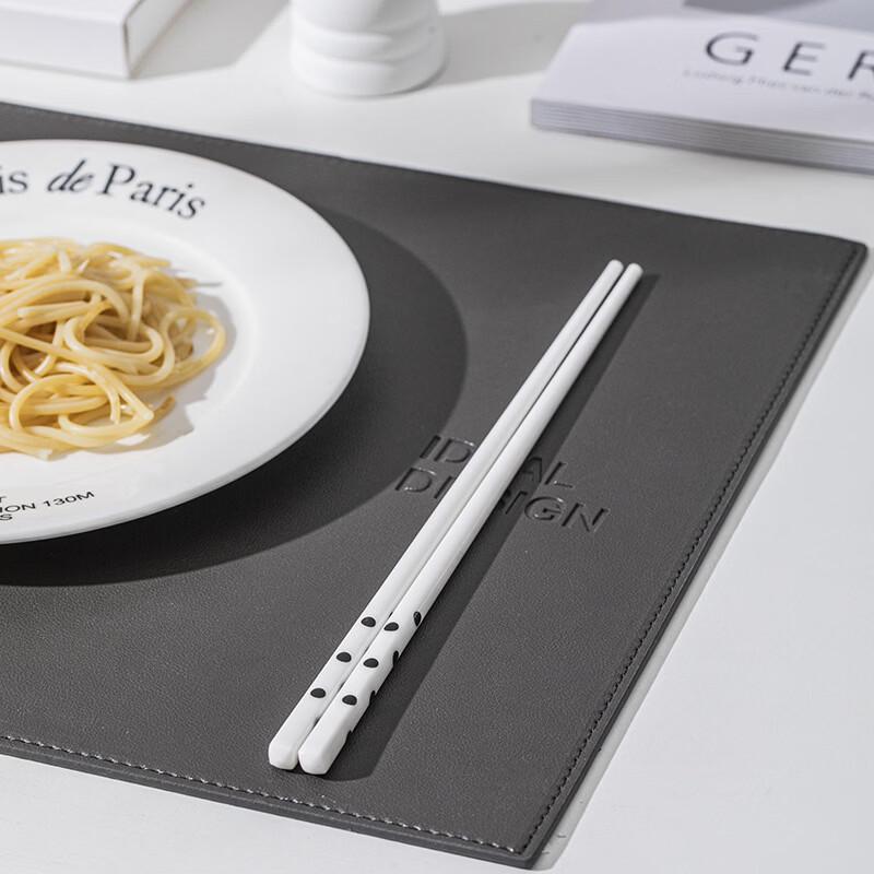 Stylish Black & White Ceramic Chopsticks