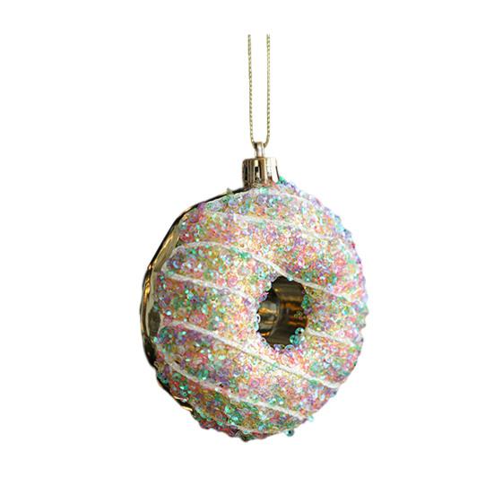 Christmas Hanging Decoration Glittery Angel Santa Claus Ornament Lightweight Xmas Decoration with Hanging Loop for Christmas Tree Door Mantel Decor