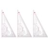 3pcs Precise Measurement Scale Garment Ruler Flexible Multifunctional Ruler Pattern Making
