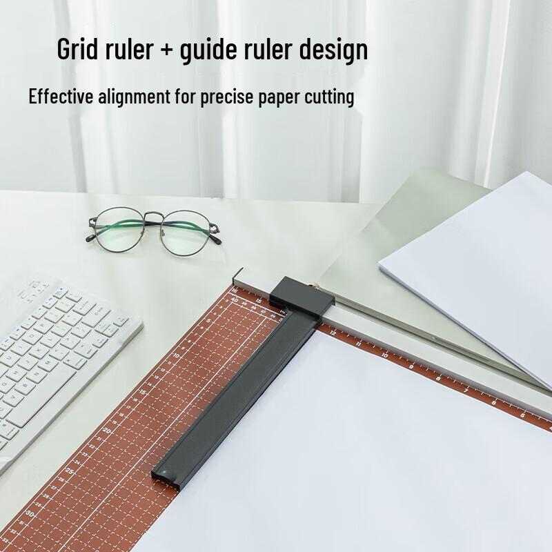 Deli Wooden Guillotine Paper Cutter CN plug (adapter included)