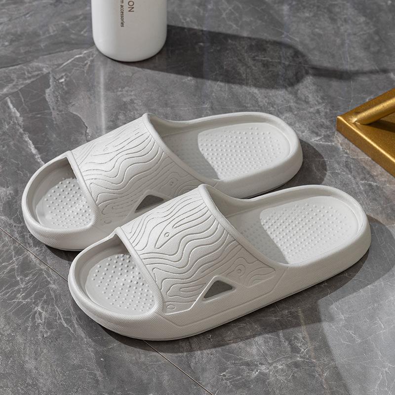 

Наступите на дерьмовые ощущения EVA крутые тапочки мужские, лето новые домашние домашние пара толстая подошва нескользящие ванна ванная комната женские шлепанцы 44-45