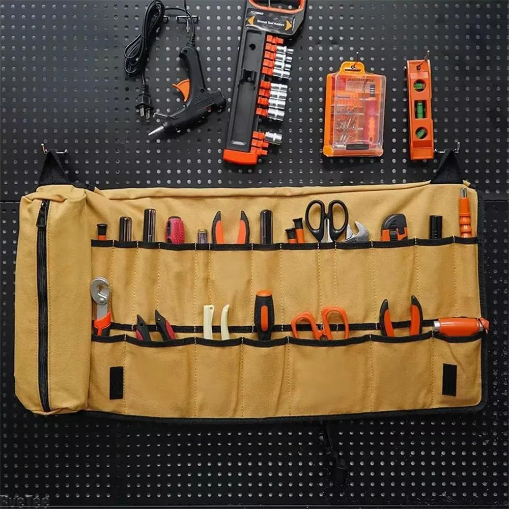 Multi-Purpose Tool Bag Hardware Tools Pouch Roll UP Portable Small Tools Organizer Bag High Quality Professional Multi Pocket