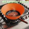 Folding Oil Splatter Cover Heat-resistant Splash-proof Pot Rim Anti-Overflow Cover  Cooking