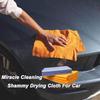 8pcs Ultra-Absorbent Chamois Towel Reusable Kitchen Towel Cleaning Shammy Cloth Machine Washable For Car Drying for Window Floor