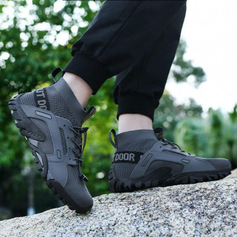 Summer Outdoor Hiking Wading Shoes for Men and Women, Fly Woven Breathable Mesh Shoes, Casual Hiking Shoes, Non-slip Quick-drying Shoes