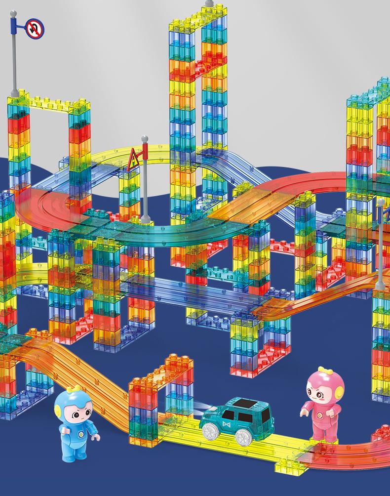 Digge Magnetic Train Track Building Blocks: Children's Educational Toy