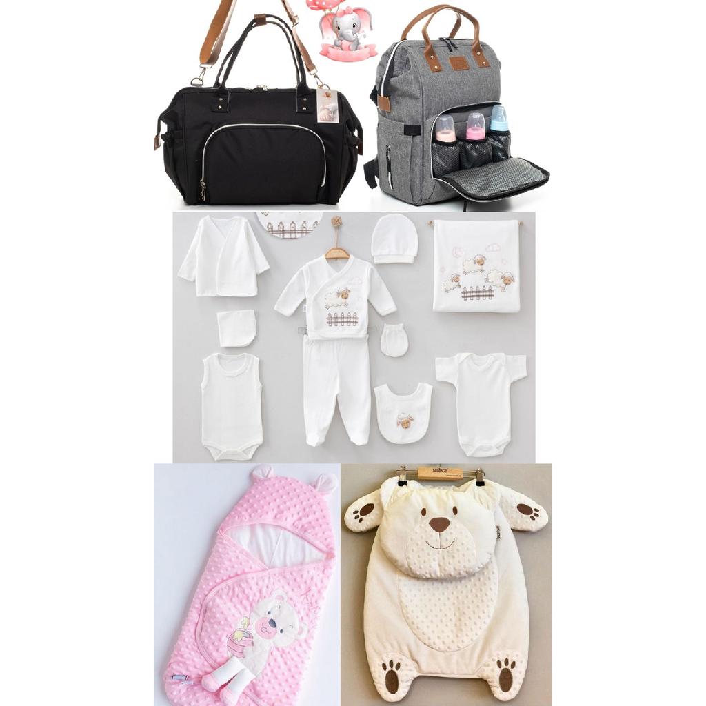 Organic Baby 8 Piece Hospital Release Unisex Coffee With Milk