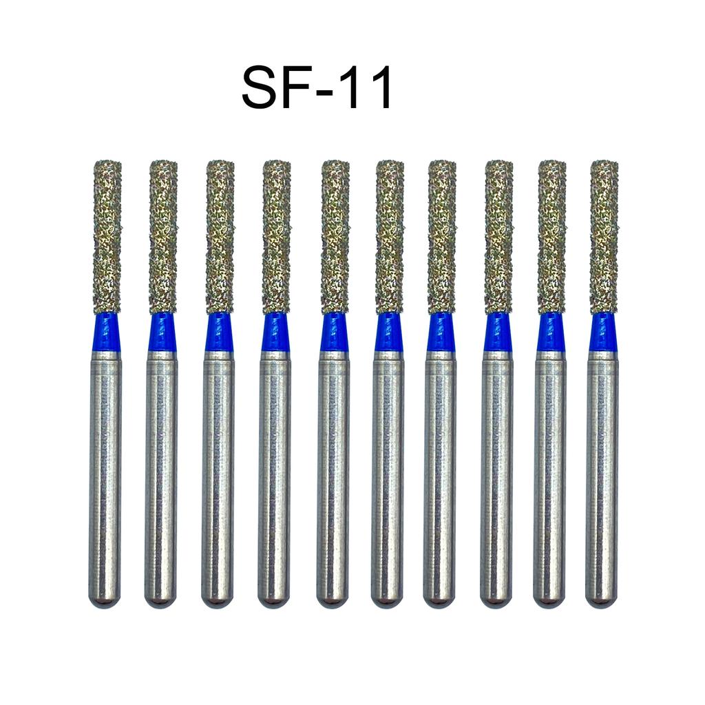 Nun Ck 10 Stück/Packung Dental Diamantbohrer für Hochgeschwindigkeits-Handstück Zahnarztbohrer FG-Serie Durchmesser 1,6 mm