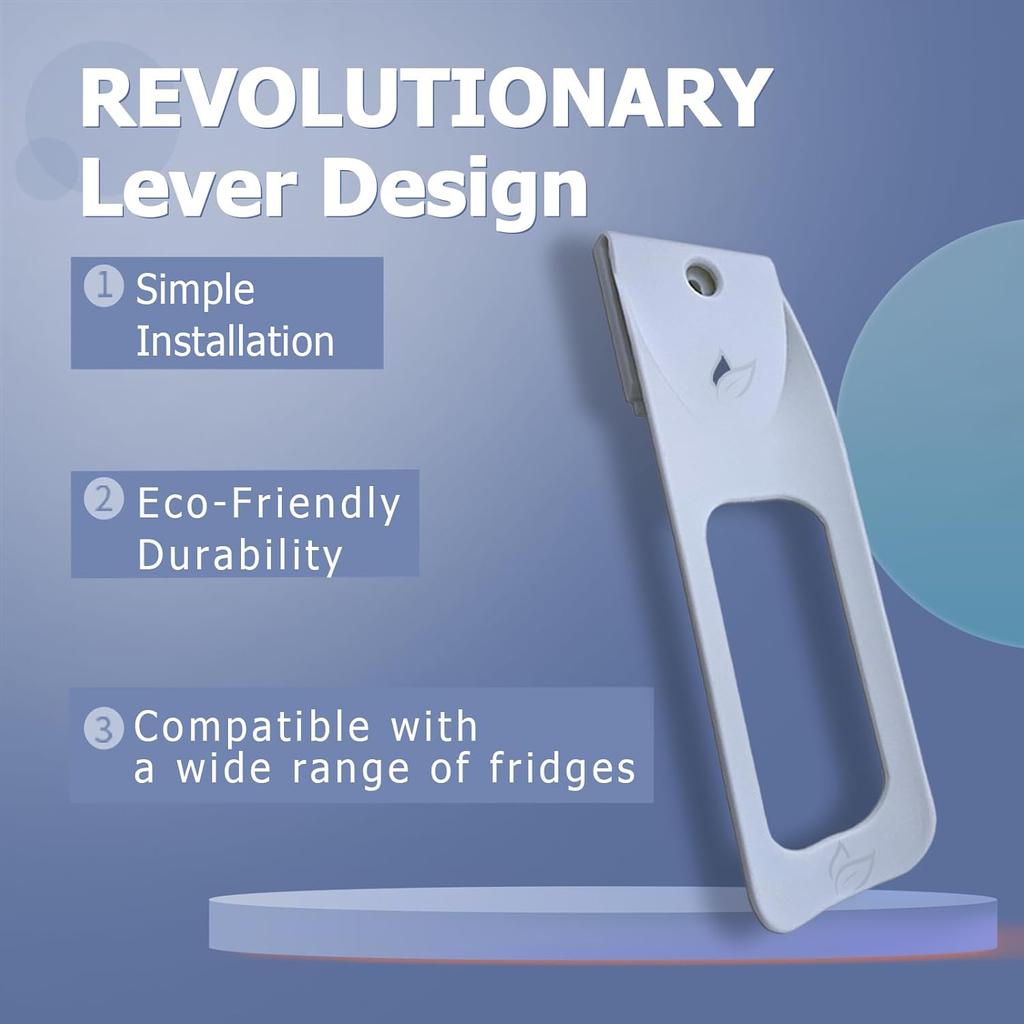 2025 New Fridge Water Dispenser Lever - Hands Free Dispenser Adapter Lever Inside Refrigerators Attachment Interior Button Pusher, One Hand Clip On