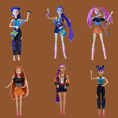 @@NEW Doll Toys Kpop Demon Hunters Action Figure Toy Rumi Mira Zoey Beautiful Princess Baby Girl Dolls Plastic DIY Toy for Girls