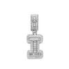 Rock Candy Letter Pendant: Trendy European & American Hip-Hop Style Copper Zircon Necklace with 26 English Alphabet Options