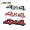 3D Metal Black Silver Red 4X4 Emblem Car Fender Badge Trunk Decal For 4X4 Sticker Auto Parts