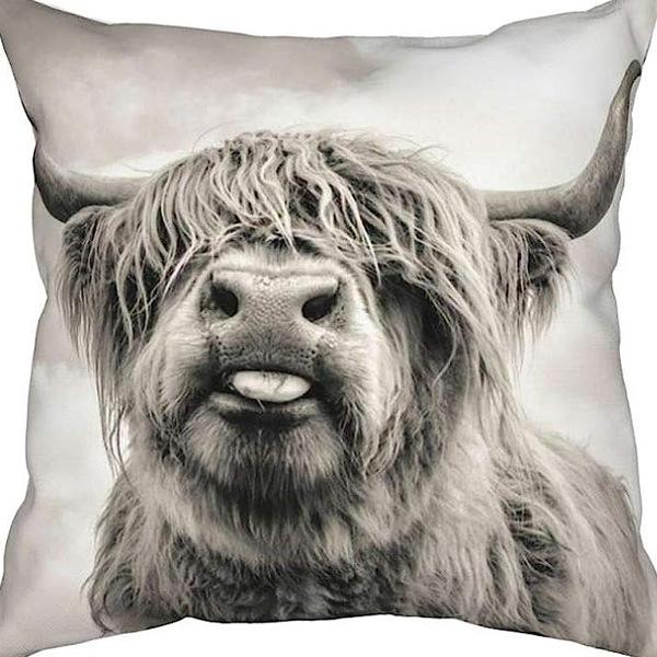 New Creative Cartoon Farmhouse Cow Animal Pillow Case Home Decoration Living Room Car Cushion