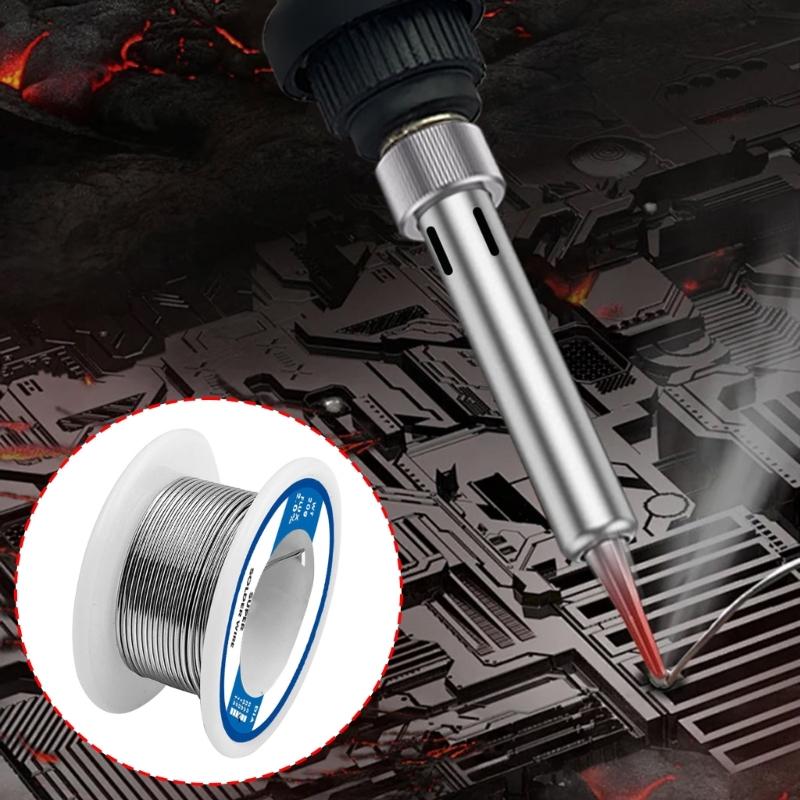 Low Temperature Solders Wire Ideal For Sensitive Components Smooth Flows Characteristics Portable Roll For Workshop Use